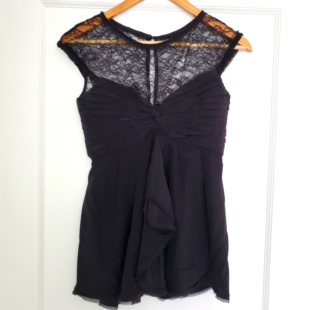 Silk and lace BCBG blouse